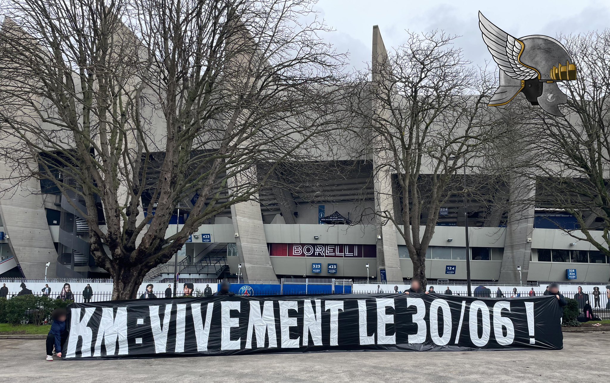 Mohamed ✆ on X: "&ldquo;Kylian Mbapp&eacute; : can't wait for June 3!&rdquo; A group of PSG  fans called Parisii lifted a banner today expressing their desire to see  Mbapp&eacute; leave their club.
