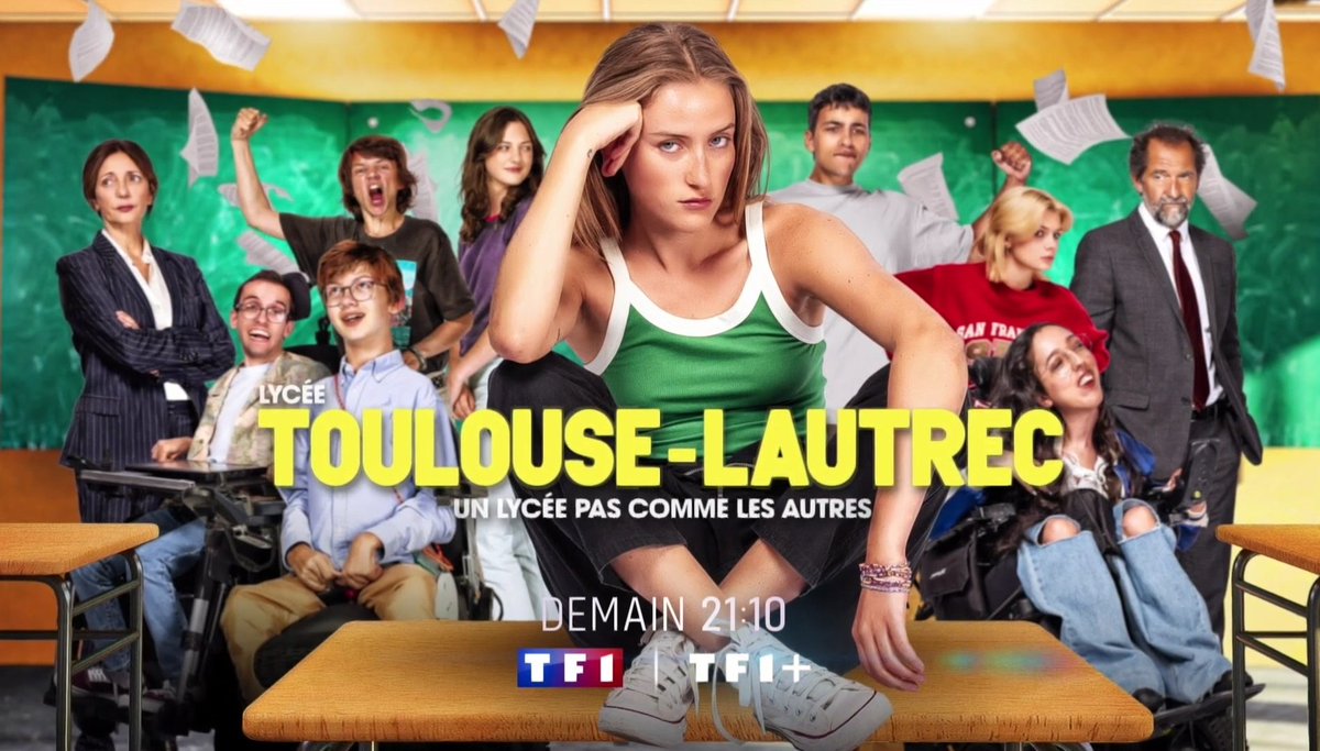 Demain à 21h10 sur @TF1, le #LycéeToulouseLautrec rouvre ses portes ! avec @stephdegroodt, @Valeriekarsenti, #AureAtika et #ChineThybaud.