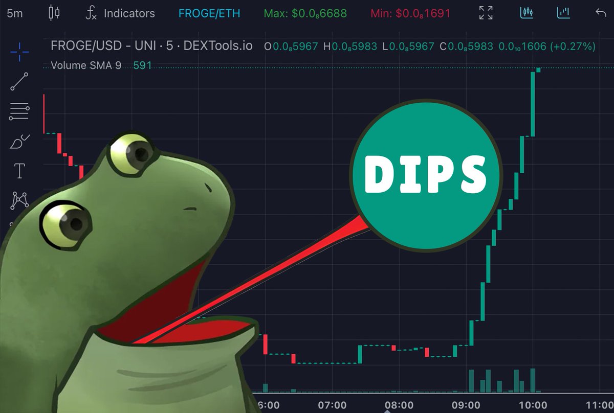 Froge holders eat every dip. Up only