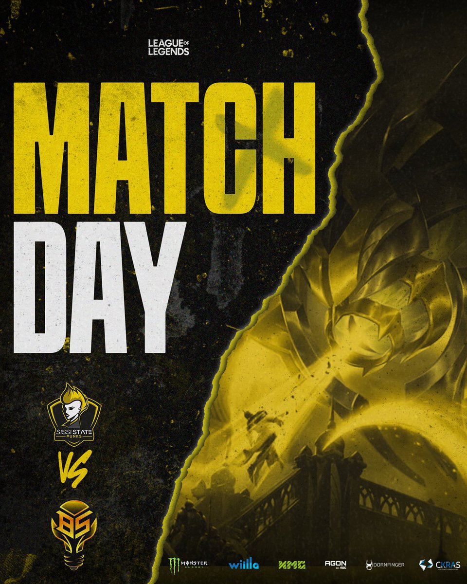 Anyone up for some spontaneous League of Legends action?!🤘
Today we're suddenly playing our fourth <a href="/PrimeLeague/">Die Techniker Prime League</a> Matchday.

Make sure to tune in and support our players📣

🆚BS eSports Effortless
🕔17.00 CET
📺ttv/ssp

#SSPisPUNKROCK
