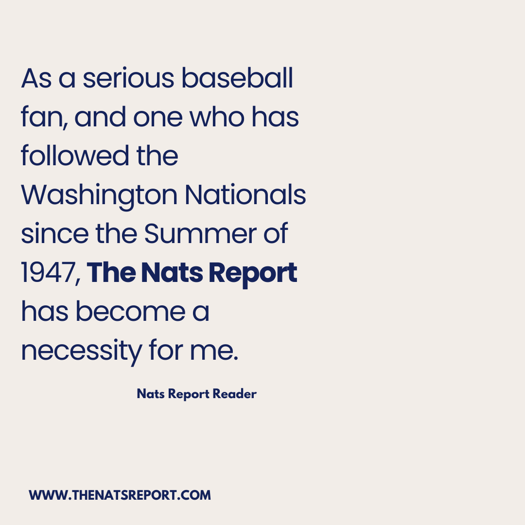 TheNatsReport's tweet photo. Make sure that you subscribe to the #NatsReport to get the latest news Nationals, analysis, news, and more delivered right to your inbox.
https://t.co/4VBaTaqSUO https://t.co/EEfwoJOJNJ