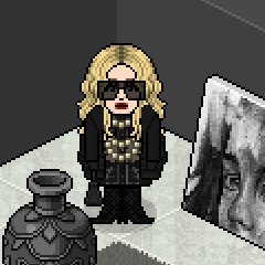 Madama_Xis's tweet image. Look do dia após gravar o comercial do @itau no #Habblet15Anos, amooooo #Madonna