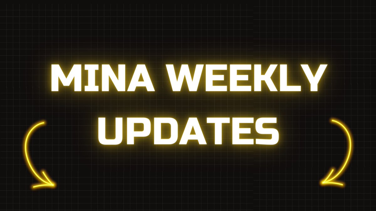➡️What’s happening in @MinaProtocol this week ?

Between mechanism test, conference and zkignite. A lot has happened this week.

Discover Mina's major advances this week ⬇️