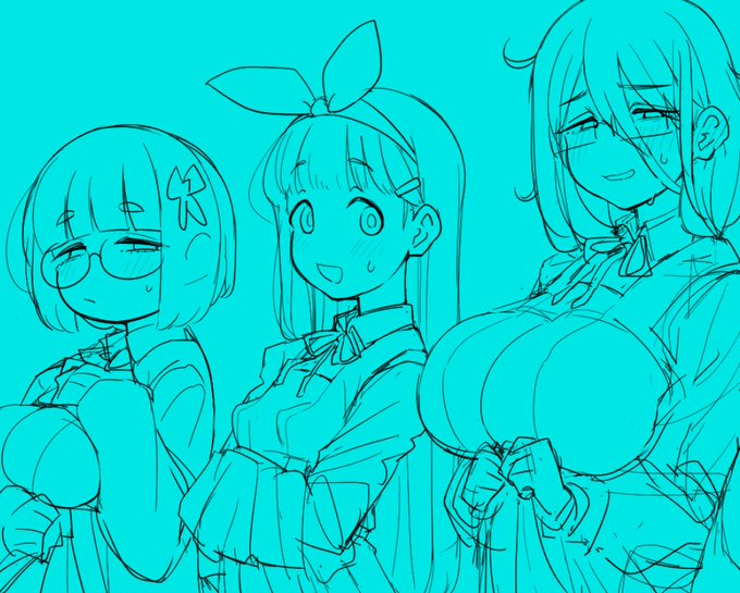 🔞CG集の進捗をFANBOXに限定公開で投稿したぜ!描きなおした表紙の下書き🔞

https://t.co/hfN5o6vziD 