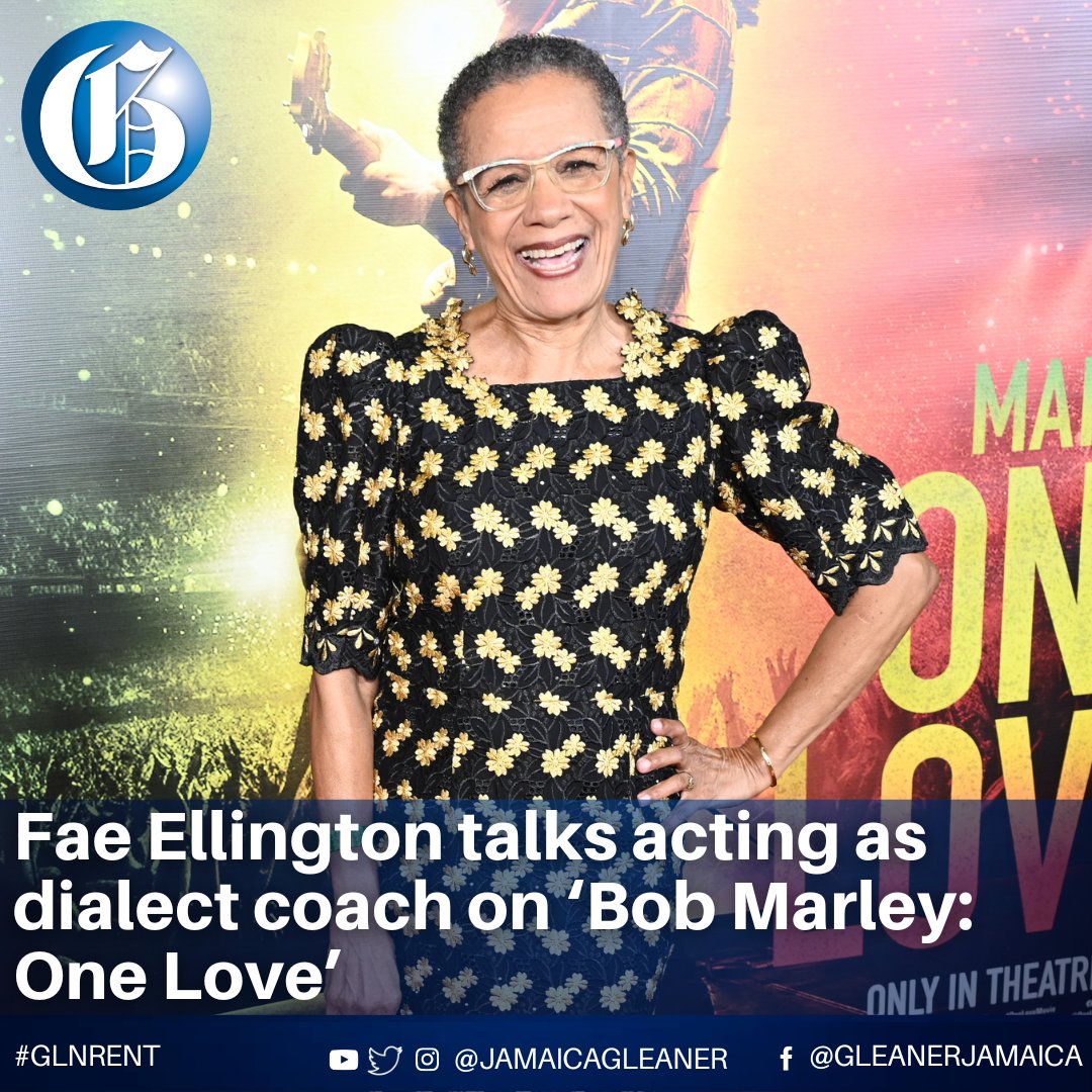 Veteran Jamaican broadcaster, language coach and cultural ambassador, Fae Ellington, has characterised the success of the movie Bob Marley: One Love as a call for Jamaicans to be introspective. Read more: jamaica-gleaner.com/article/entert… #GLNREnt