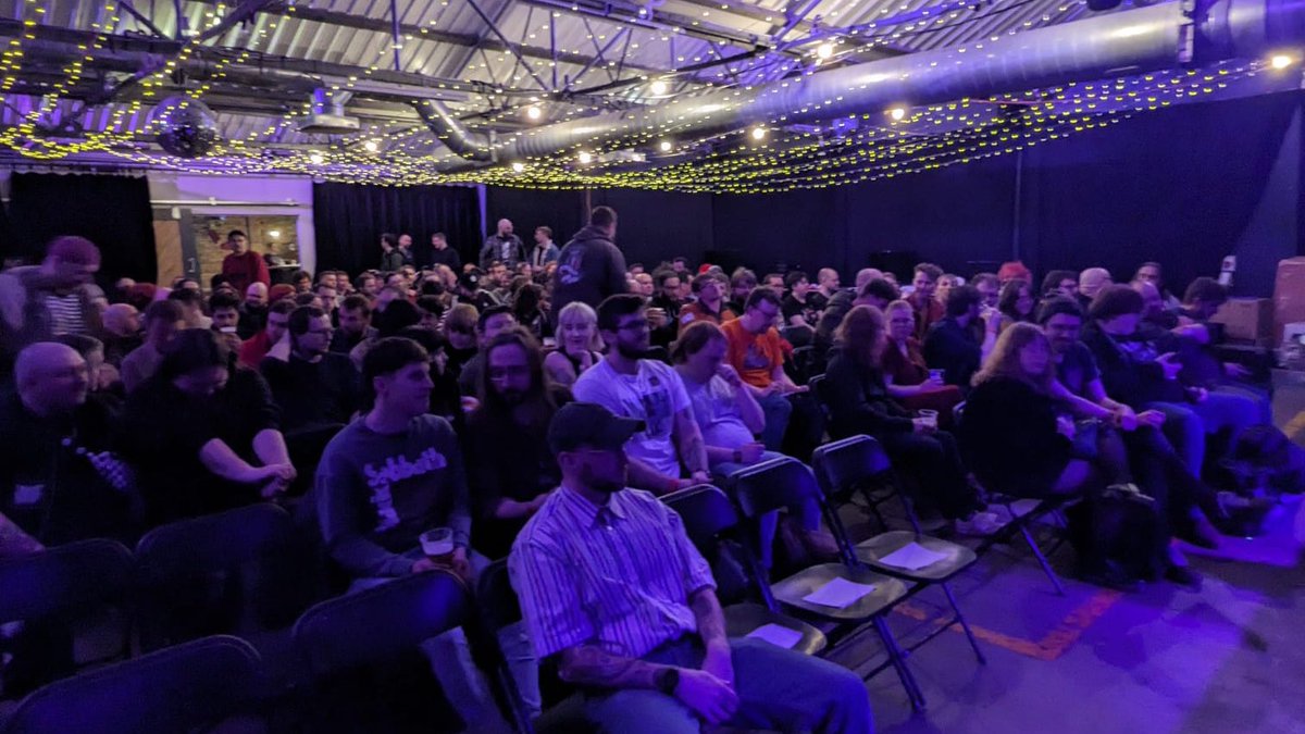 Delighted we *finally* managed a live show and what a treat to see you all there too! Thank you so much for coming along and a huge thanks to all the @GlesGames team, the @drygate staff and our legendary guests, @MechaGamezilla, @sexy_riker and @WretchedMorgan.