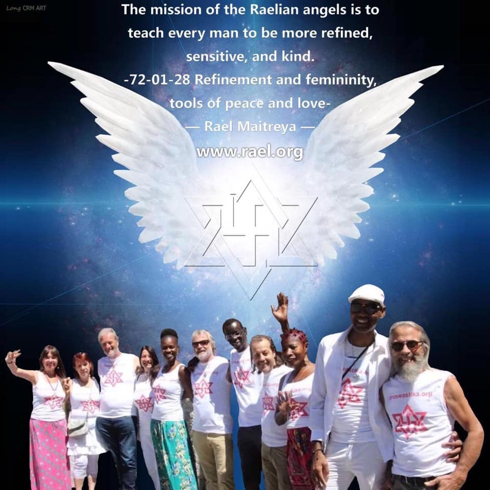 raelcanada's tweet image. The mission of the Raelian angels is to teach every man to be more refined, sensitive, and kind.
Rael

raelcanada.org

#Elohim #meditation #raelians #raelquotes #infinity #refinement #feminity