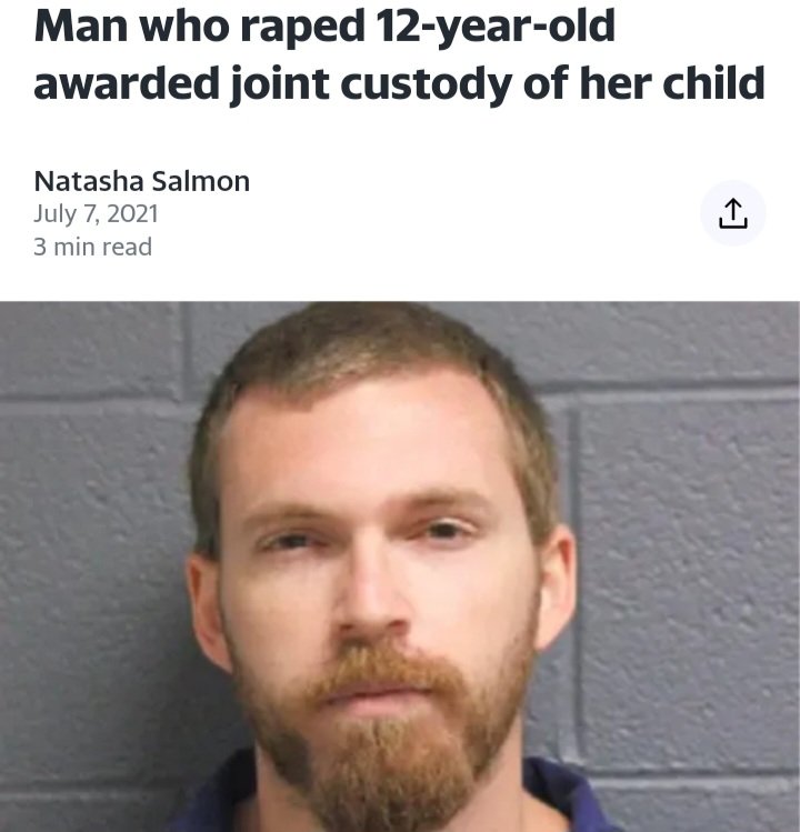 In 2021, a man who had r8ped a 9 year old girl years earlier and served only 6 months in jail was awarded shared custody of the child that resulted from the r8pe. Laws giving parental rights to r8pist aren't new, but abortion bans which force victims to give birth will cause…