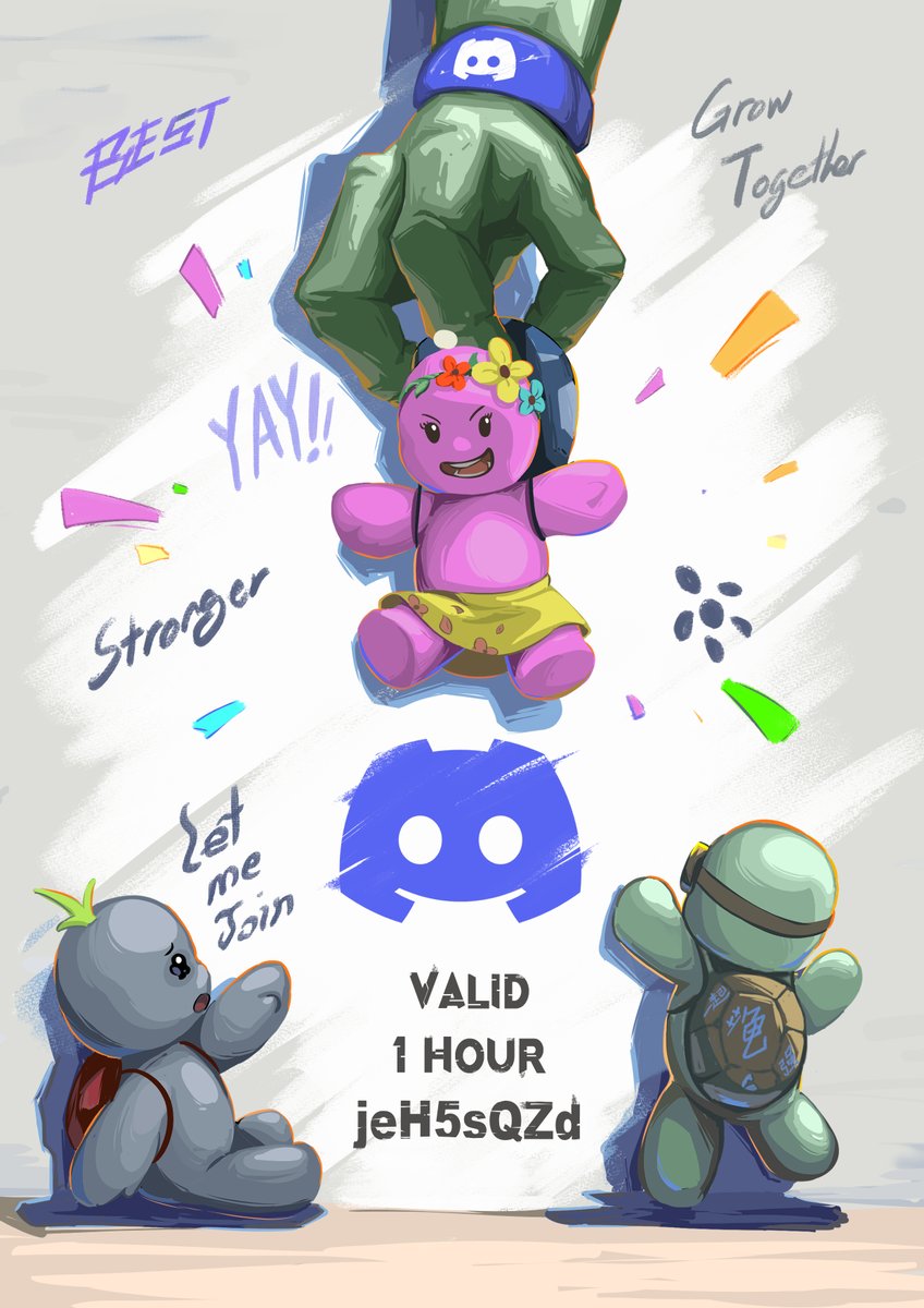 With all the crazy support, we have decided to open the Discord for an hour 🐢