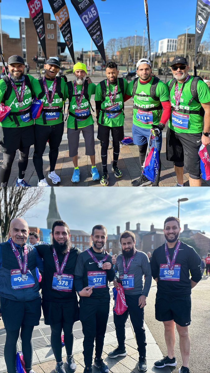 Congratulations to everyone who took part in the #Leicester10K today! 🥳

#MuslimRunners #Leicester10K