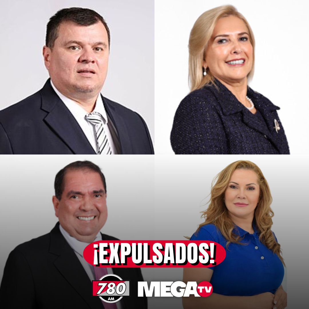 780AM's tweet image. #ConvenciónLiberal | !Expulsados! 

📍La convención decidió expulsar del PLRA a los senadores Dionisio Amarilla, Hermelinda Alvarenga, Edgar López y Noelia Cabrera

#780AM @Megatv_py #URGENTE
