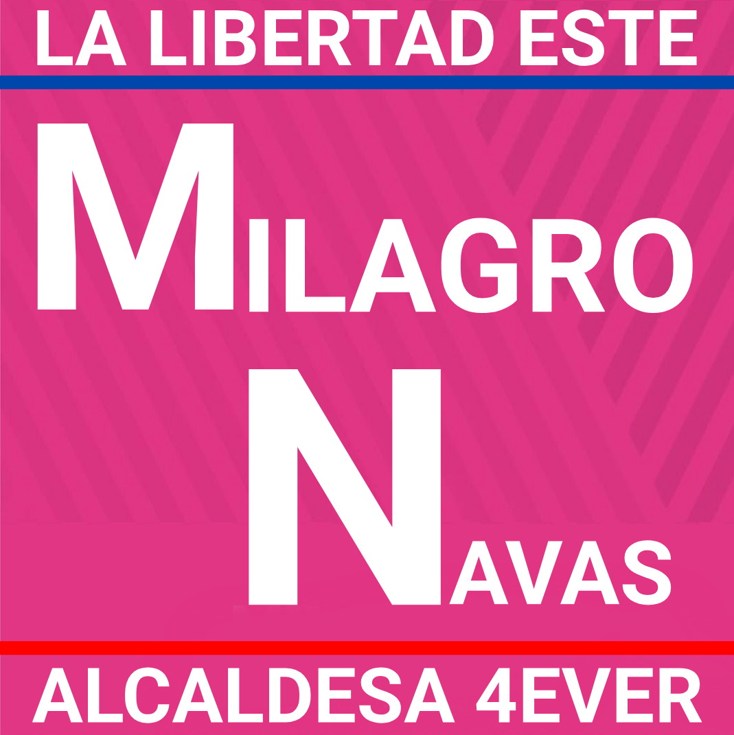 #MilagroNavas #4Ever 
#Alcaldesa