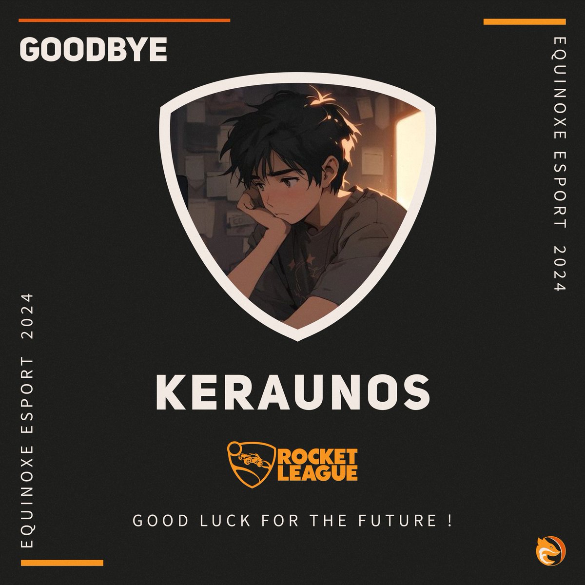 Equinoxe Esport 🦊 (@equinoxeesport) on Twitter photo Au revoir les gars ! Un bout de chemin qui aura duré à peine 5 mois pour <a href="/SmxkingApe/">SmokingApe</a> et <a href="/Luki_RL/">Luki_i</a>, et pour <a href="/Keraunos_rl/">Keraunos</a>, un peu plus d'une année , nous avons eu le plaisir de vous avoir à nos côtés et nous vous souhaitons une bonne continuation dans vos futurs projets. Au revoir les gars ! Un bout de chemin qui aura duré à peine 5 mois pour <a href="/SmxkingApe/">SmokingApe</a> et <a href="/Luki_RL/">Luki_i</a>, et pour <a href="/Keraunos_rl/">Keraunos</a>, un peu plus d'une année , nous avons eu le plaisir de vous avoir à nos côtés et nous vous souhaitons une bonne continuation dans vos futurs projets.