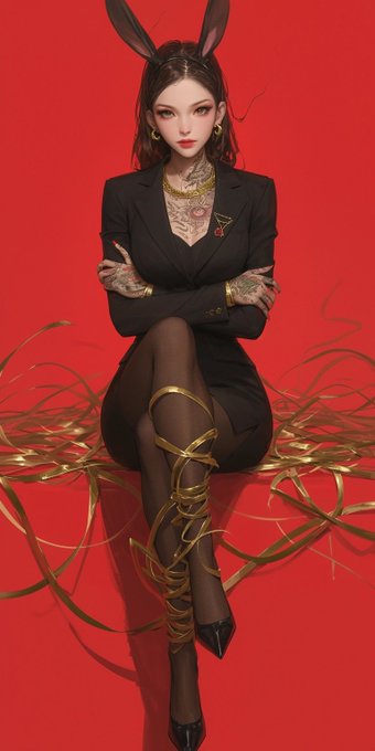 &ldquo;Back To Business&rdquo; 🐇🪢&clubs;️&spades;️&diams;️&hearts;️ #AIart #ArtificialIntelligenceArt #midjourney #DigitalArt #girls #bunnies #AIgeneratedArt #ropebunny #shibari #concept #snake #tattoo #shibari #bdsm<a href="/tag/aiart"class="tags">#AIart</a><a href="/tag/artificialintelligenceart"class="tags">#ArtificialIntelligenceArt</a><a href="/tag/midjourney"class="tags">#midjourney</a><a href="/tag/digitalart"class="tags">#DigitalArt</a><a href="/tag/girls"class="tags">#girls</a><a href="/tag/bunnies"class="tags">#bunnies</a><a href="/tag/aigeneratedart"class="tags">#AIgeneratedArt</a><a href="/tag/ropebunny"class="tags">#ropebunny</a><a href="/tag/shibari"class="tags">#shibari</a><a href="/tag/concept"class="tags">#concept</a><a href="/tag/snake"class="tags">#snake</a><a href="/tag/tattoo"class="tags">#tattoo</a><a href="/tag/shibari"class="tags">#shibari</a><a href="/tag/bdsm"class="tags">#bdsm</a>