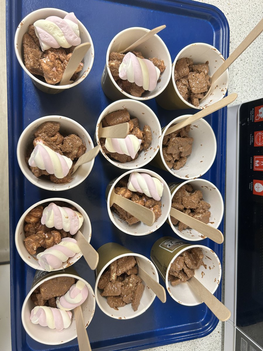 today we made rocky roads for our service users for our mutual help meeting on brook ward! 😋