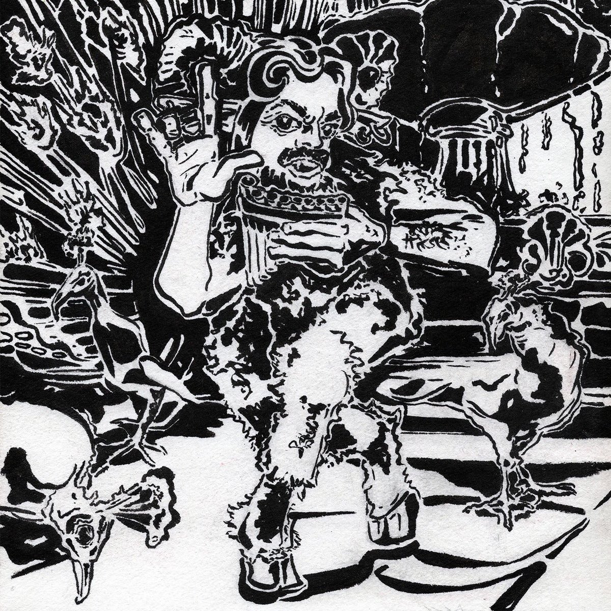 It’s Episode 21 of Season 20. Come join us around the campfire for tales about gods and monsters.

🎧 thenosleeppodcast.com/episodes/s20/2…

🎨 <a href="/JenTheTracy/">JenTheTracy</a> 

#SundayWorshipService #horrorpodcast #godsandmonsters #horror #nosleep