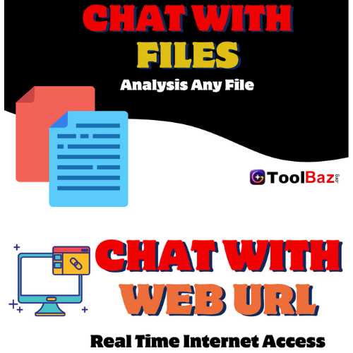 Toolbaz chat with files analysis any file with ai.