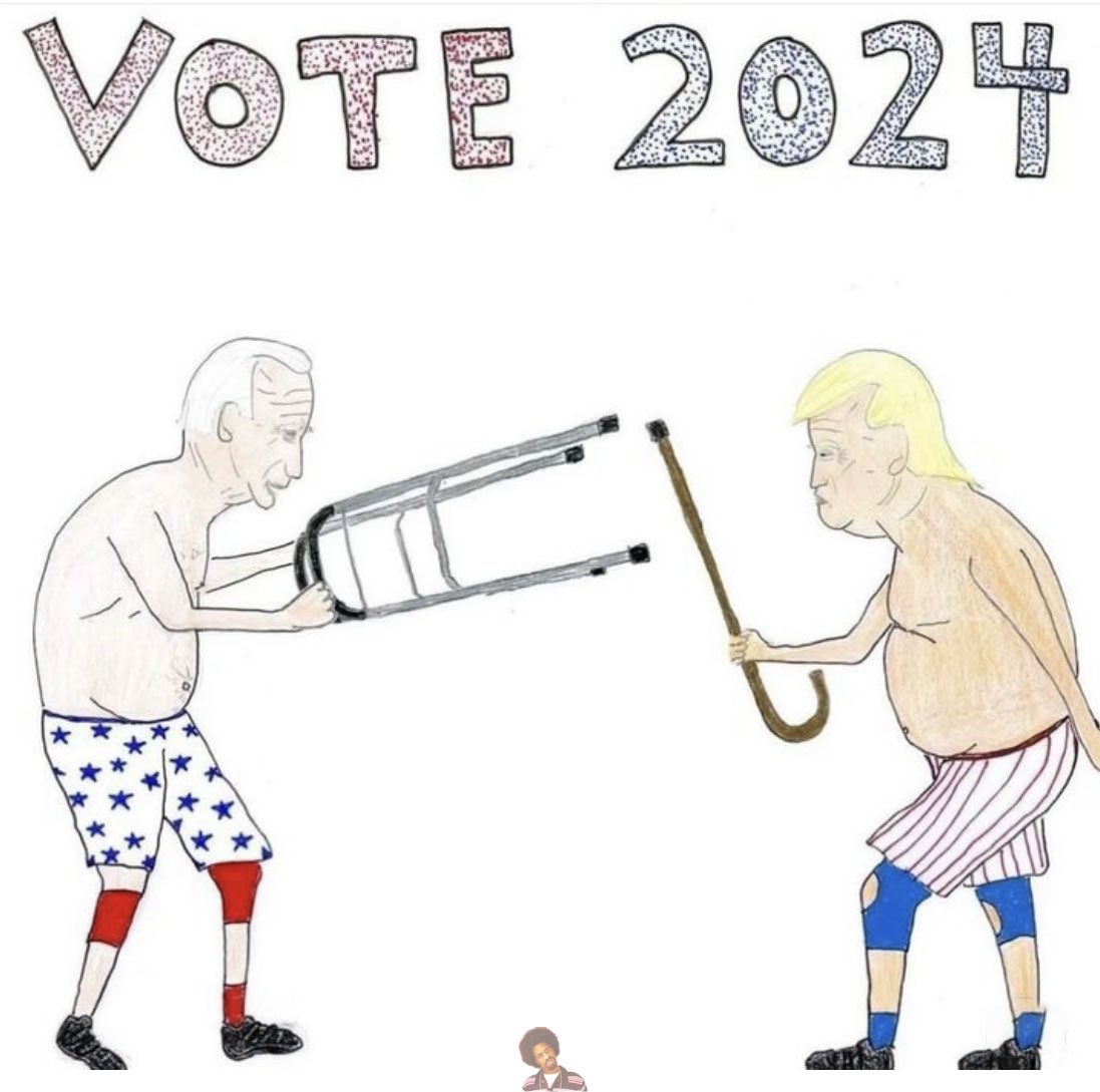 Anyone else pining for the good old days of Giant Douche vs. Turd Sandwich? Two extremely unpopular, extremely old, extremely bad old men, one of whom will be the president in 2025.