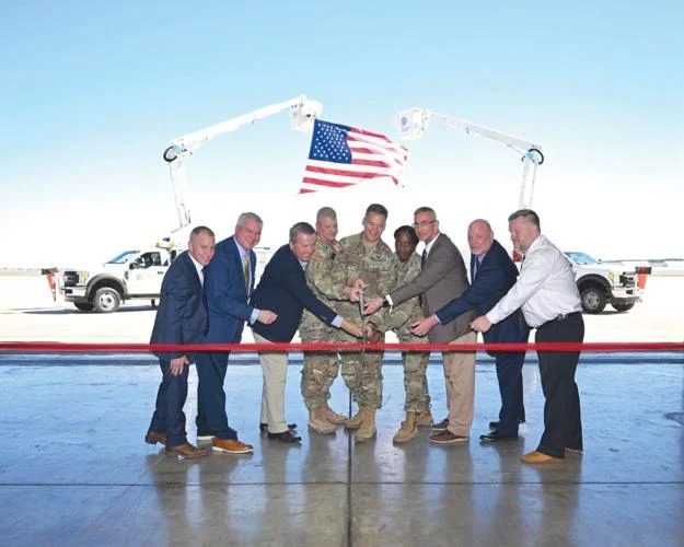 Fort Cavazos, state and local leaders gathered March 1 at Robert Gray Army Airfield celebrated the completion of an intelligent energy grid and restoration microgrid tool. Read more on how it will improve readiness. spr.ly/6012XrCvQ #ArmysHome #PeopleFirst