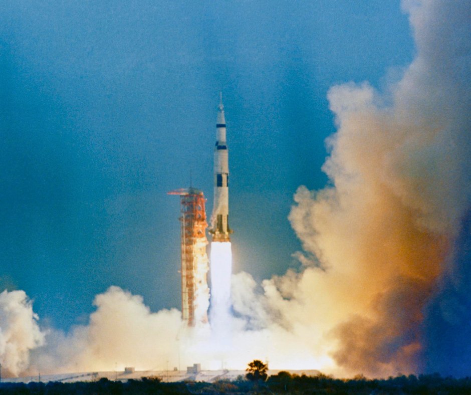On this day in 1966, Apollo 9 launched from Kennedy Space Center and orbited Earth for over 241 hours! Want to build your own rocket and launch it into orbit (well, kind of)? Head to our 'When Things Get Moving' exhibit and blast off your own paper creation! 📸: @NASA