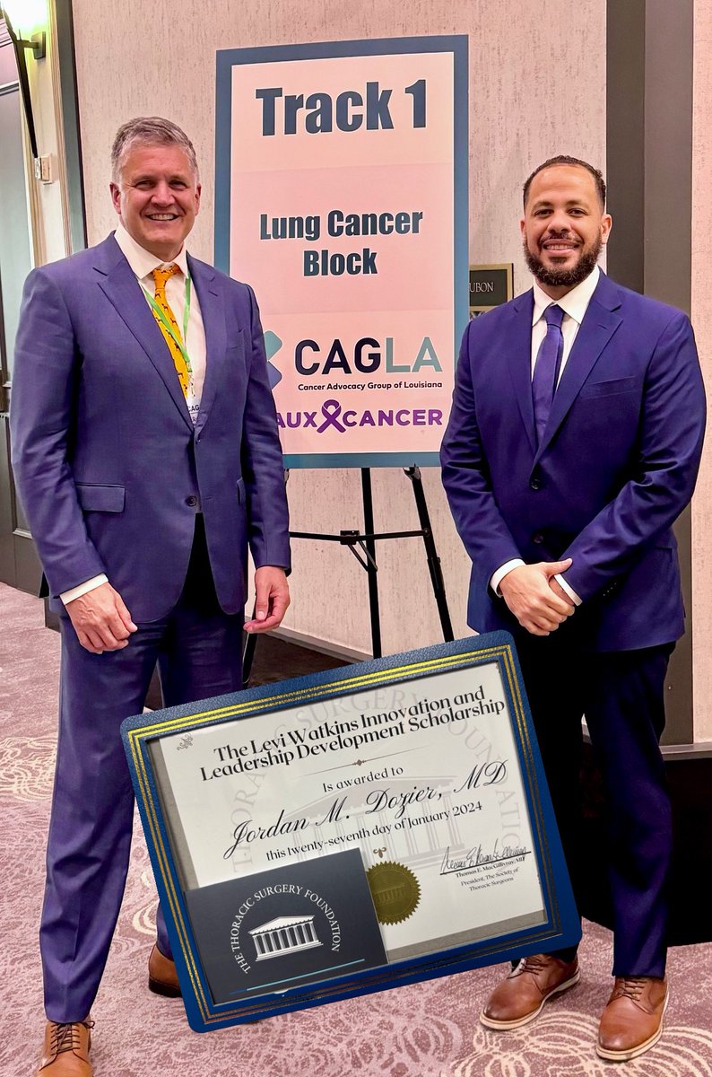 Yesterday Dr. Robert Headrick spoke about Mobile CT screening at the 3rd annual CAGLA conference!
 
Thankful to <a href="/ThoracicSurgFnd/">The Thoracic Surgery Foundation (TSF)</a> for the scholarship and excited for the work ahead with Dr Headrick!