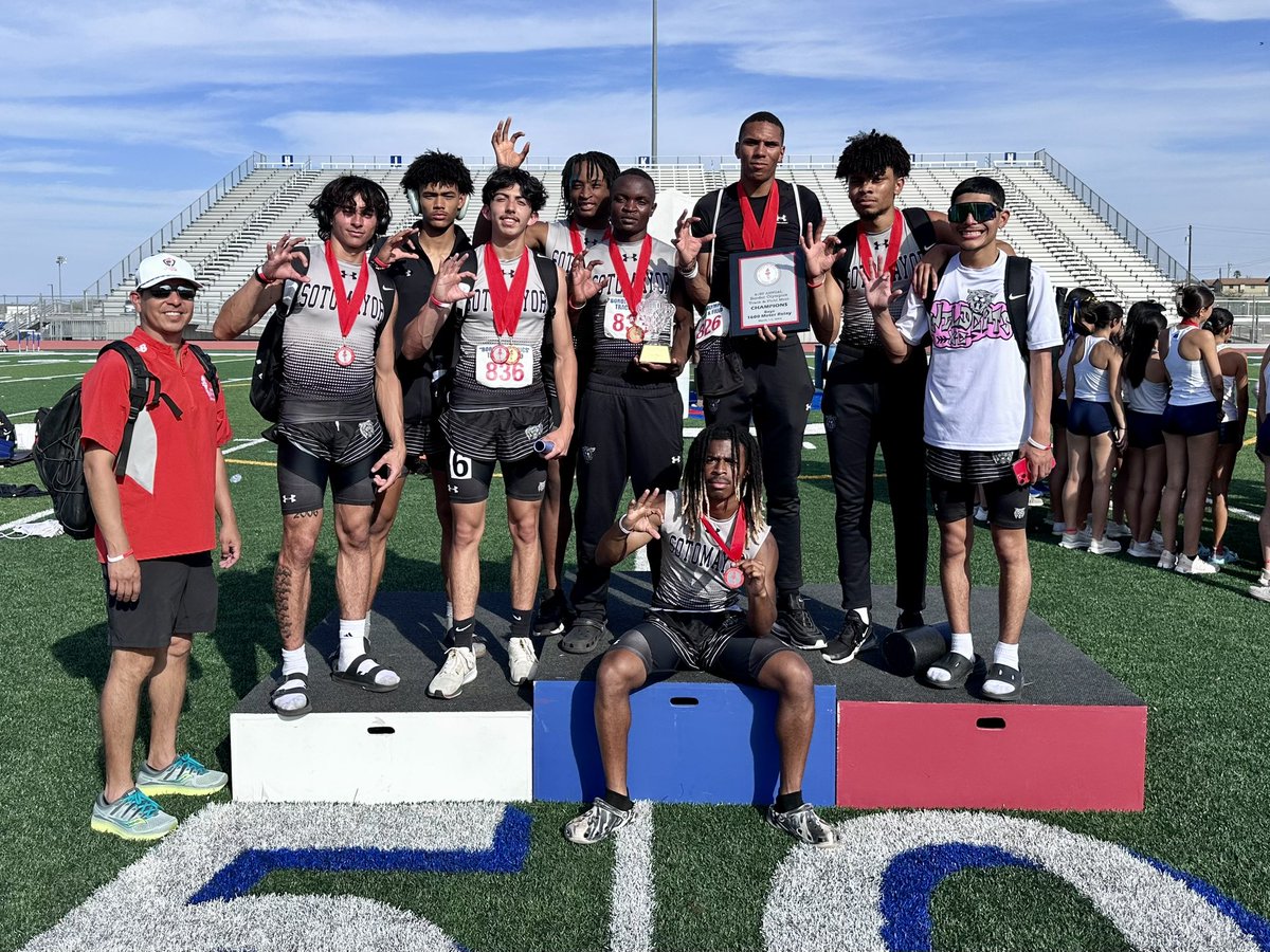 2024 Border Olympics Track & Field Boys Team 3rd Place goes to the San Antonio Sotomayor HS Wildcats!