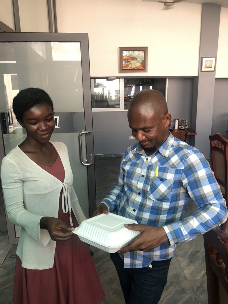 _ecofibre's tweet photo. "Team on a mission: Marketing call to East Legon's finest restaurants and hotels in Accra. Encouraged by positive feedback from managers, let's embrace sustainable, biodegradable packaging for a plastic-free future. 🌍🍽️ #SustainableLiving #PlasticFreeFuture" https://t.co/1geet8FBMo