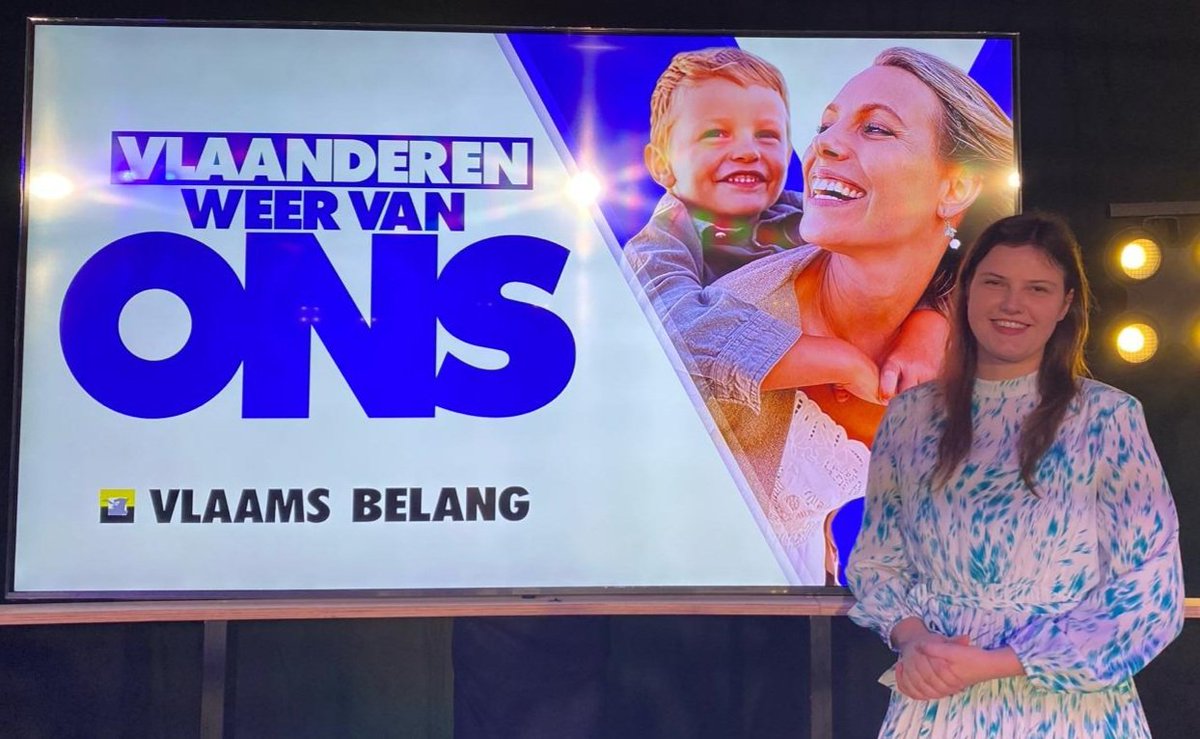 Britt Huybrechts (@huybrechtsbritt) on Twitter photo Vlaanderen weer van ONS = Onafhankelijk, Nationalistisch en Sociaal. Afspraak op 9 juni! <a href="/tomvangrieken/">Tom Van Grieken</a> <a href="/vlbelang/">Vlaams Belang</a> #Vlaanderenweervanons Vlaanderen weer van ONS = Onafhankelijk, Nationalistisch en Sociaal. Afspraak op 9 juni! <a href="/tomvangrieken/">Tom Van Grieken</a> <a href="/vlbelang/">Vlaams Belang</a> #Vlaanderenweervanons