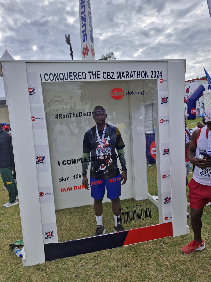 TMuzire's tweet image. Enjoyed today's mathon. New Personal best set per kilometer. Awesome 👌 
#RunTheDistance
#CBZMarathon