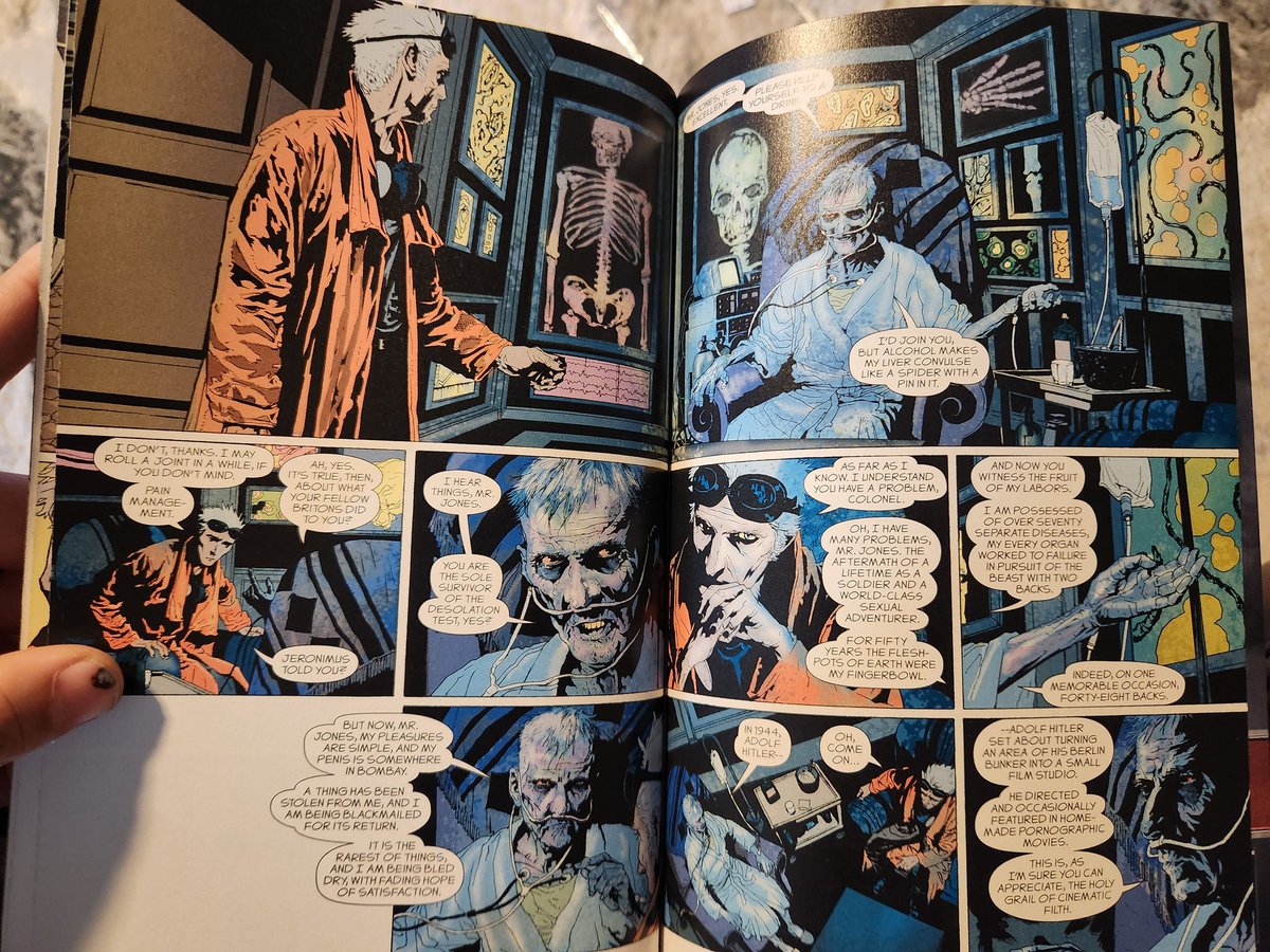 Coffee and comics. Desolation Jones by Warren Ellis and J. H. Williams III. 

@JHWilliamsIII 
@warrenellis 
#DesolationJones
#MI6