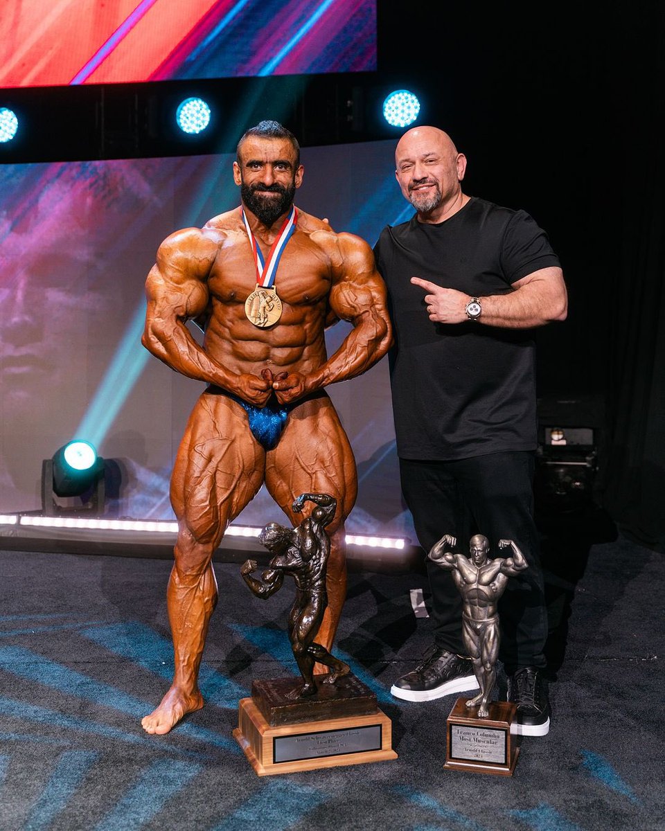EvogenNutrition's tweet image. Your 2024 Arnold Classic Champion, Hadi Choopan! 💪🔥

#HadiChoopan #HanyRambod @ArnoldSports 

#EvogenElite #ArnoldClassic