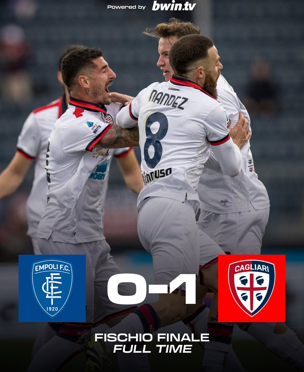 CagliariCalcio's tweet photo. GUERRIERI SARDI IN TOSCANA 🔴🔵

#EmpoliCagliari https://t.co/XC5ozXmY81