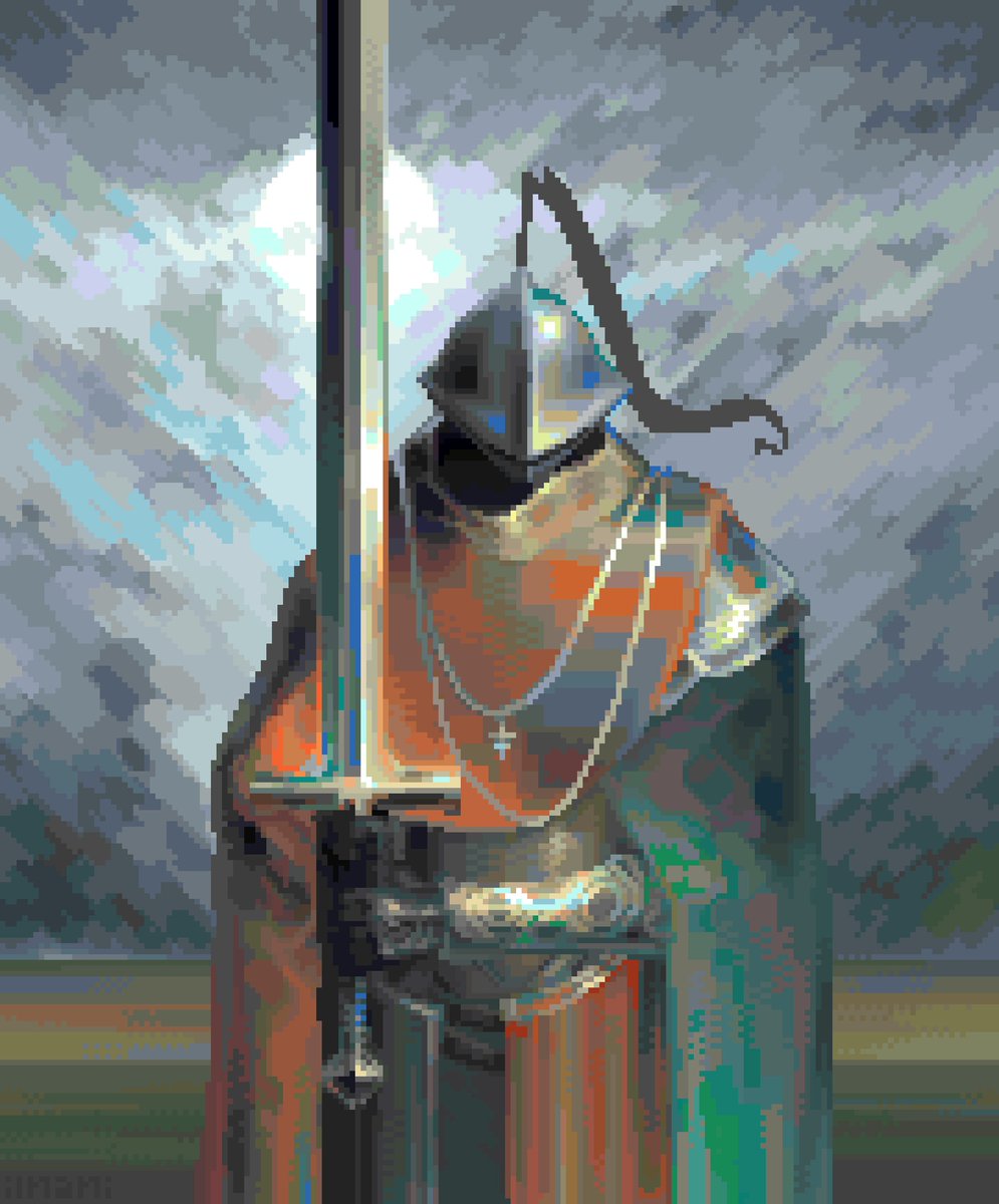 Knight
#ドット絵
#pixelart
