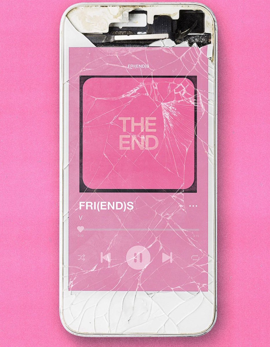 [INFO] According to a press release, FRI(END)S is rooted in the Pop Soul R&B genre & delivers relatable, witty romance through lyrics written entirely in English. The vivid pink background hints at the song's sweet mood FRI(END)S BY V FRI(END)S IS COMING #V_FRIENDS #FRI_END_S