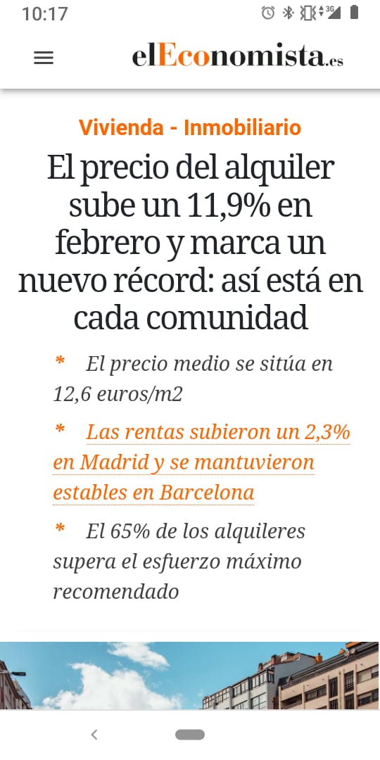 Si presionas al propietario de vivienda en alquiler, saca viviendas del mercado y entonces se incrementa el precio. Porque los mismos arrendatarios pugnan por menos viviendas.

Esto es de cajón ¿verdad?

Una vez más la política yendo en contra del "bien común"