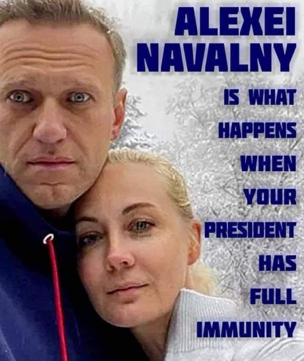 #Navalny #Putin #PutinWarCriminal #Trump #DictatorDon #Dictatorship #immunity #SCOTUSIsCorrupt #SCOTUSIsCompromised