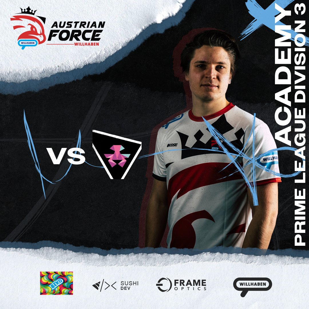 Austrian Force willhaben (@austrianforce) on Twitter photo Heute Abend gibt es wieder Academy Action 😍
🆚 <a href="/BlackLion_GG/">Black Lion</a>
⏰ 19:00 Uhr
📺 twitch.tv/demoted_pigeon…
#AFWILL👑 Heute Abend gibt es wieder Academy Action 😍
🆚 <a href="/BlackLion_GG/">Black Lion</a>
⏰ 19:00 Uhr
📺 twitch.tv/demoted_pigeon…
#AFWILL👑