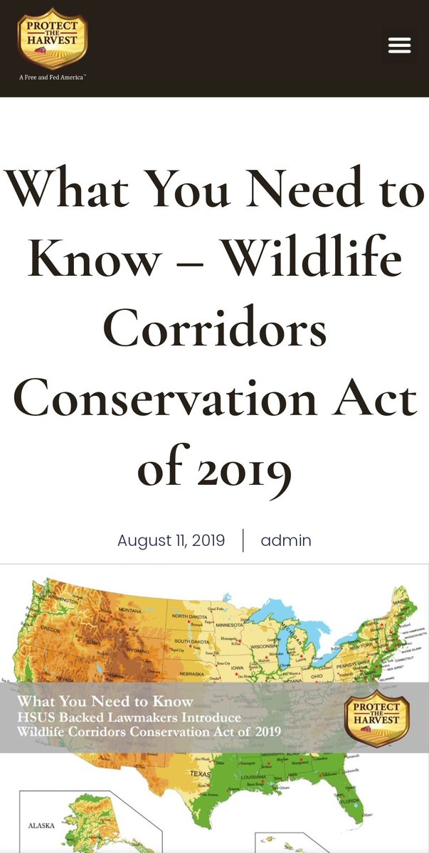 Susan_Dupres's tweet photo. #LandGrab

The Wildlife Corridors Conservation Act is nothing more than an environmental extremist land grab in disguise.

#environmentalextremism  #propertyrights 
#farm 
#ranch 
#nofarmsnofood  

Follow @ProtectHarvest

https://t.co/6e6uIuPO59 https://t.co/mEcHn1VTVS