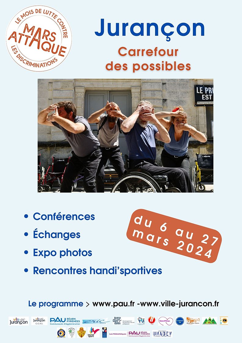 9/3, 19h Atelier du NEEZ, Mars ATTAQUE, Mois de Lutte contre les discriminations faites aux personnes porteuses de handicaps
INCLUSION SCOLAIRE DES ÉLÈVES PORTEURS DE HANDICAPS