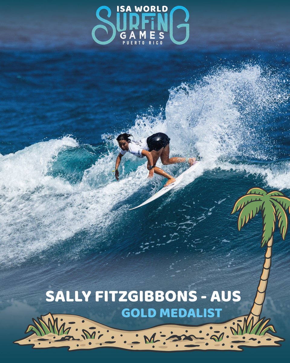 Congratulations 🇦🇺Sally Fitzgibbons !!! 2024 ISA World Surfing Games Gold Medalist.