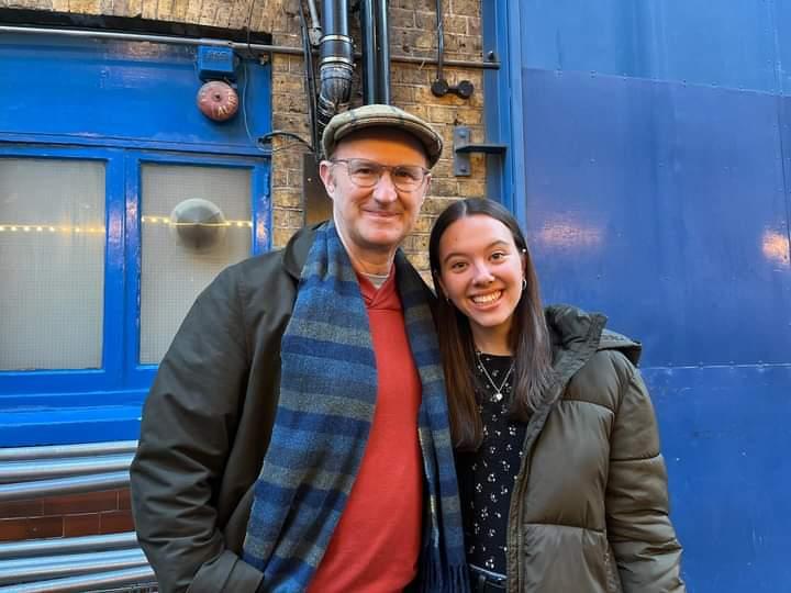 Saw #themotiveandthecue yesterday, which was INCREDIBLE!! Then I met the lovely Mark Gatiss!!🥹✨️