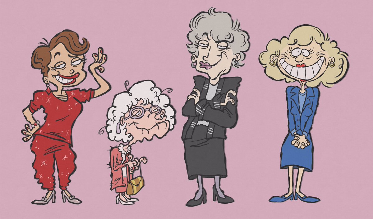 A special thanks to @Perrito_Doofaw for this #EdEddnEddy-style commission of #TheGoldenGirls!

#GoldenGirls #Dorothy #Rose #Blanche #Sophia #DorothyZbornak #RoseNylund #BlancheDevereaux #SophiaPetrillo #BeaArthur #BeatriceArthur #BettyWhite #RueMcClanahan #EstelleGetty #EEnE