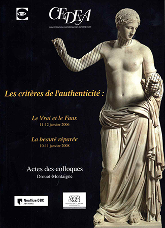 temptoetiam's tweet photo. Actes du colloque « Vrai ou faux, les critères de l’authenticité dans le marché de l’art » tenu en 2006 à l'initiative de la Cedea.
#fforfake
https://t.co/JCAWnqUwNq https://t.co/zjHYn2wgSk