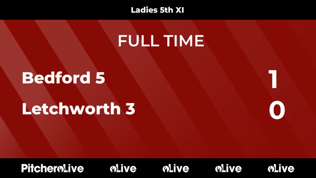 FULL TIME: Bedford 5 1 - 0 Letchworth 3
#BEDLET #Pitchero
bedfordhockeyclub.com/teams/113239/m…