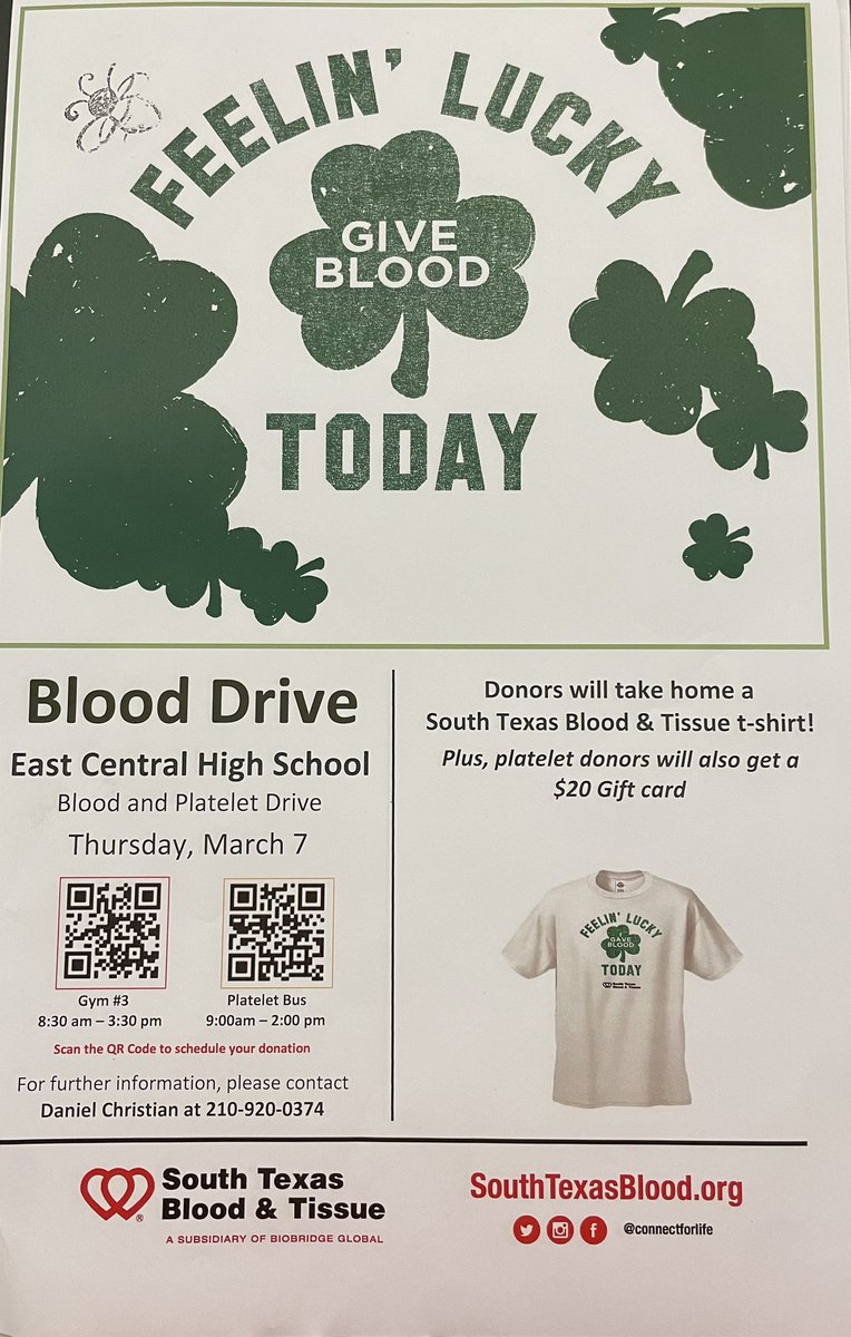 StucoEc's tweet photo. STUCO Blood Drive is this Thursdaywith community welcome. Permission Slips for under 18 in room 2265.  Let’s support our community Hornets 🩸 🐝🩸#echsstuco #wearehornetfam #hornetpride #echshornets https://t.co/3eEXdjzdLt