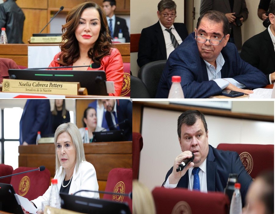 elindepy's tweet image. 𝐄𝐗𝐏𝐔𝐋𝐒𝐀𝐃𝐎𝐒

En una convención con 434 de los 596 convencionales, se decidió expulsar del Partido Liberal Radical Auténtico por 20 años a los senadores Dionisio Amarilla, Hermelinda Alvarenga, Édgar López y Noelia Cabrera quienes fueron considerados afines al cartismo.