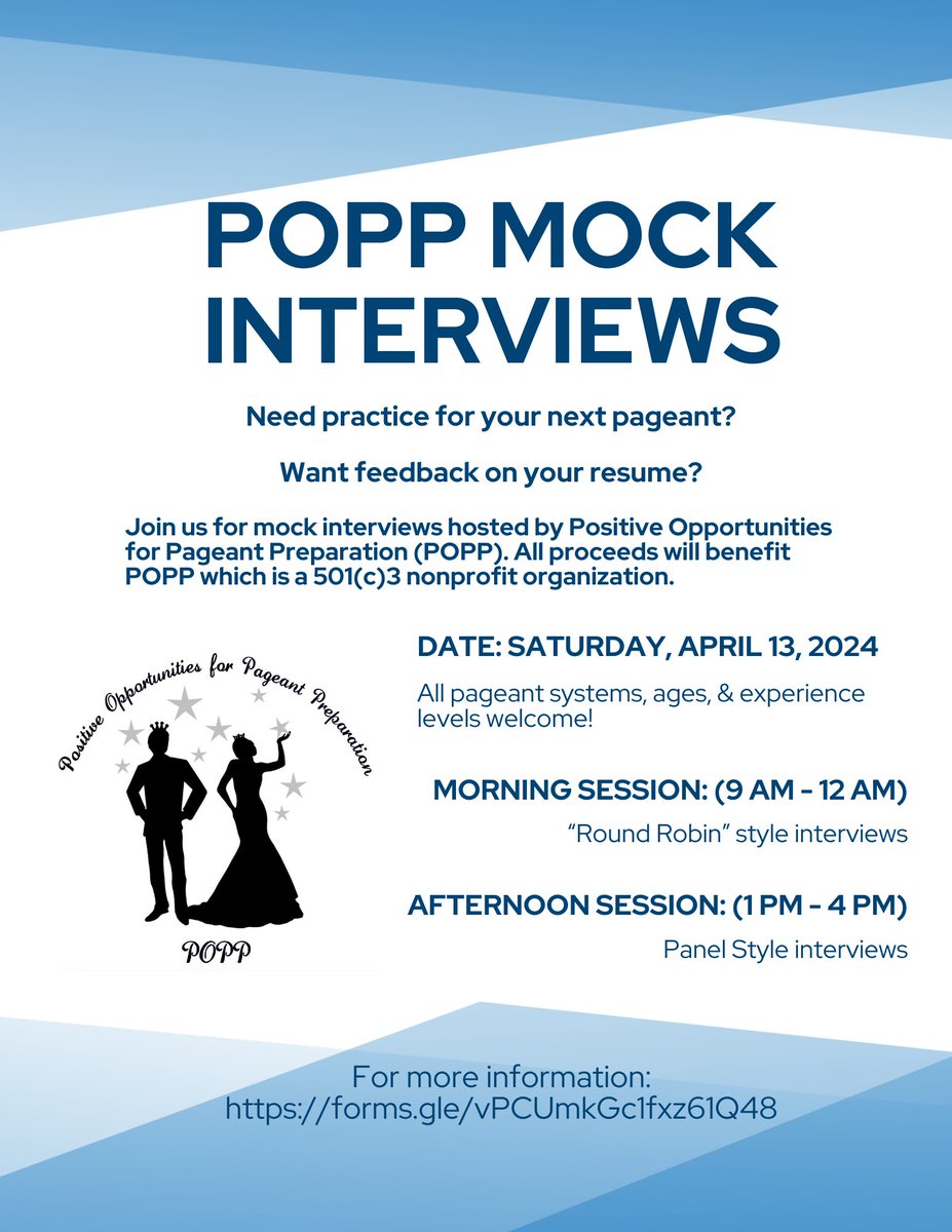 PositiveOpp's tweet image. We are having Mock Interviews! Sign up with the link provided below! forms.gle/vPCUmkGc1fxz61…
