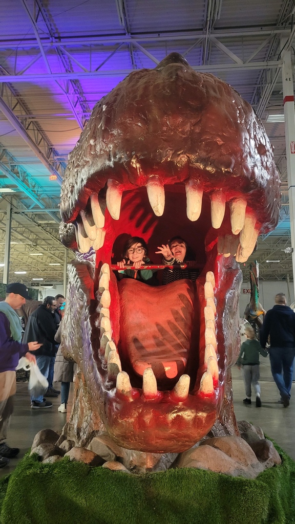 Charlotte just hatched over at <a href="/Jurassic_Quest/">Jurassic Quest</a>! This #leukemiawarrior adored riding on a dino and showing off her toothiest smile with her brother! Thanks <a href="/Jurassic_Quest/">Jurassic Quest</a> for providing a roar-some time for critically ill kids!