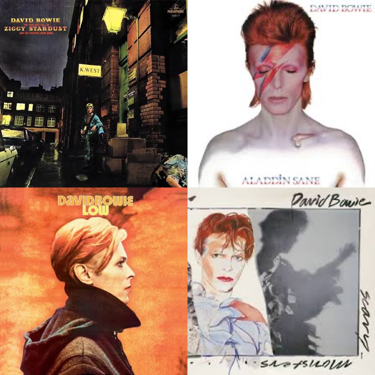 pieceofmind03's tweet image. David Bowie. One of the best musicians in popular music. Hugely eclectic and influential. Rock, psychedelic, pop, soul, electronic. etc. So many great songs. Here are some of my favourite of Bowie’s albums. What are your best albums/ songs of  his?