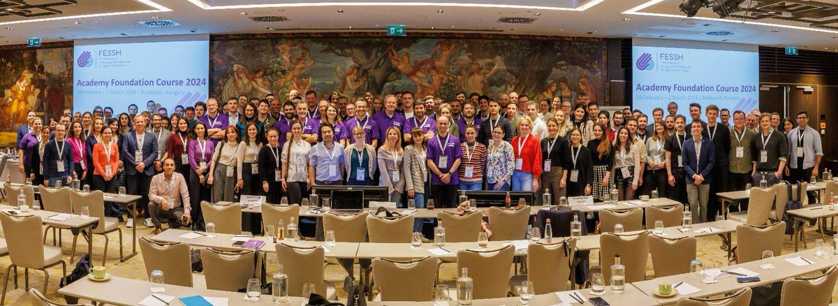 The 5th FESSH Academy Foundation Course in hand surgery took place in 28 February – 2 March 2024 in Budapest, Hungary. Thank you for your participation